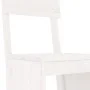 Garden table and high stools 9 pcs solid white pine wood by , Garden sets - Ref: Foro24-3157818, Price: 696,79 €, Discount: %