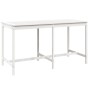 Garden table and high stools 9 pcs solid white pine wood by , Garden sets - Ref: Foro24-3157818, Price: 706,47 €, Discount: %