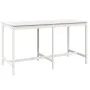 Garden table and high stools 9 pcs solid white pine wood by , Garden sets - Ref: Foro24-3157818, Price: 696,79 €, Discount: %