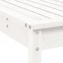 Garden table and high stools 9 pcs solid white pine wood by , Garden sets - Ref: Foro24-3157818, Price: 696,79 €, Discount: %