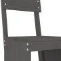 7-piece gray pine wood garden table and high stools set by , Garden sets - Ref: Foro24-3157813, Price: 542,41 €, Discount: %