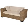 Genuine rattan 2-seater and 3-seater sofa set by vidaXL, Sofas - Ref: Foro24-274359, Price: 1,00 €, Discount: %