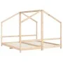Children's bed frame solid pine wood 2x(90x160) cm by , Cribs and beds for children - Ref: Foro24-3200598, Price: 225,42 €, D...