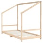 Estructura de cama de niños madera maciza de pino 2x(90x160) cm