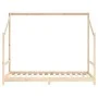 Estructura de cama de niños madera maciza de pino 2x(90x160) cm de , Cunas y camas para niños - Ref: Foro24-3200598, Precio: ...