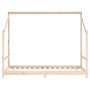 Estructura de cama de niños madera maciza de pino 2x(90x160) cm de , Cunas y camas para niños - Ref: Foro24-3200598, Precio: ...