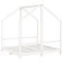 Kinderbettgestell Kiefernholz weiß 2x (70x140) von , Kinderbetten und Betten für Kinder - Ref: Foro24-3200593, Preis: 222,87 ...