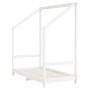 Kinderbettgestell Kiefernholz weiß 2x (70x140) von , Kinderbetten und Betten für Kinder - Ref: Foro24-3200593, Preis: 225,73 ...