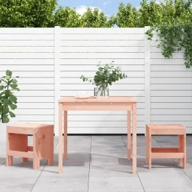 Garden table and chairs 3 pieces solid wood Douglas by , Garden sets - Ref: Foro24-3157708, Price: 141,50 €, Discount: %