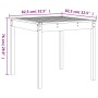 Garden table and chairs 3 pieces solid wood Douglas by , Garden sets - Ref: Foro24-3157708, Price: 143,36 €, Discount: %