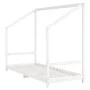 White pine wood children's bed frame 2x(80x200) cm by , Cribs and beds for children - Ref: Foro24-3200587, Price: 267,71 €, D...