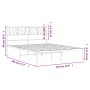 Bed frame with black metal headboard 135x190 cm by , Beds and slatted bases - Ref: Foro24-355462, Price: 94,90 €, Discount: %