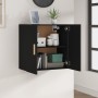 Schwarzer Sperrholz-Wandschrank 60x30x60 cm von , Schließfächer und Lagerschränke - Ref: Foro24-812889, Preis: 51,21 €, Rabat...