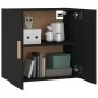Schwarzer Sperrholz-Wandschrank 60x30x60 cm von , Schließfächer und Lagerschränke - Ref: Foro24-812889, Preis: 50,40 €, Rabat...