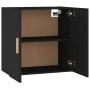 Black plywood wall cabinet 60x30x60 cm by , Lockers and storage cabinets - Ref: Foro24-812889, Price: 51,10 €, Discount: %