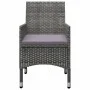 Juego de comedor para jardín de 5 piezas gris de , Conjuntos de jardín - Ref: Foro24-3068736, Precio: 403,15 €, Descuento: %