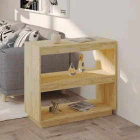 Solid pine wood shelf 80x35x71 cm by , Bookcases and shelves - Ref: Foro24-810879, Price: 63,03 €, Discount: %