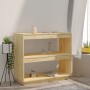Regal aus massivem Kiefernholz, 80 x 35 x 71 cm von , Bücherregale und Regale - Ref: Foro24-810879, Preis: 63,85 €, Rabatt: %