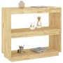 Regal aus massivem Kiefernholz, 80 x 35 x 71 cm von , Bücherregale und Regale - Ref: Foro24-810879, Preis: 63,85 €, Rabatt: %