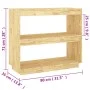 Solid pine wood shelf 80x35x71 cm by , Bookcases and shelves - Ref: Foro24-810879, Price: 63,03 €, Discount: %