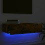 TV-Schrank mit LED-Leuchten, geräucherte Eiche, 60 x 35 x 15,5 cm von , TV-Möbel - Ref: Foro24-842896, Preis: 49,45 €, Rabatt: %