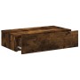 Mueble de TV con luces LED roble ahumado 60x35x15,5 cm de , Muebles TV - Ref: Foro24-842896, Precio: 50,88 €, Descuento: %