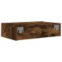 TV-Schrank mit LED-Leuchten, geräucherte Eiche, 60 x 35 x 15,5 cm von , TV-Möbel - Ref: Foro24-842896, Preis: 49,45 €, Rabatt: %