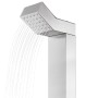 Ducha de jardín con base gris 225 cm acero inoxidable by , Pool and spa accessories - Ref: Foro24-3070792, Price: 286,47 €, D...