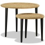 Juego de mesas de centro 2 piezas yute natural de vidaXL, Mesas de centro - Ref: Foro24-244218, Precio: 94,04 €, Descuento: %