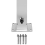 Garten-Dusche mit grauer Basis, 225 cm aus Edelstahl. von , Pool- und Spa-Zubehör - Ref: Foro24-3070792, Preis: 286,47 €, Rab...