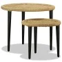 2-piece natural jute coffee table set by vidaXL, Coffee table - Ref: Foro24-244218, Price: 92,59 €, Discount: %