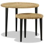 Juego de mesas de centro 2 piezas yute natural de vidaXL, Mesas de centro - Ref: Foro24-244218, Precio: 94,04 €, Descuento: %