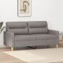 Zweiplätziges Sofa aus grauem Taupe-Stoff, 140 cm. von , Sofas - Ref: Foro24-359242, Preis: 207,13 €, Rabatt: %