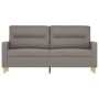 Zweiplätziges Sofa aus grauem Taupe-Stoff, 140 cm. von , Sofas - Ref: Foro24-359242, Preis: 210,29 €, Rabatt: %
