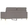 Zweiplätziges Sofa aus grauem Taupe-Stoff, 140 cm. von , Sofas - Ref: Foro24-359242, Preis: 207,13 €, Rabatt: %