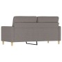 Zweiplätziges Sofa aus grauem Taupe-Stoff, 140 cm. von , Sofas - Ref: Foro24-359242, Preis: 210,29 €, Rabatt: %