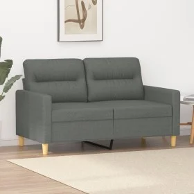 Zweiplätziges Sofa aus dunkelgrauem Stoff, 120 cm. von , Sofas - Ref: Foro24-359228, Preis: 196,92 €, Rabatt: %