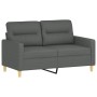 Zweiplätziges Sofa aus dunkelgrauem Stoff, 120 cm. von , Sofas - Ref: Foro24-359228, Preis: 184,82 €, Rabatt: %