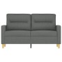 Zweiplätziges Sofa aus dunkelgrauem Stoff, 120 cm. von , Sofas - Ref: Foro24-359228, Preis: 184,82 €, Rabatt: %