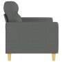 Zweiplätziges Sofa aus dunkelgrauem Stoff, 120 cm. von , Sofas - Ref: Foro24-359228, Preis: 184,82 €, Rabatt: %
