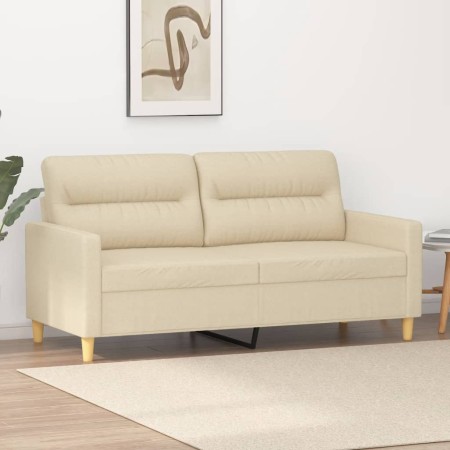 Zweisitziges cremefarbenes Stoffsofa, 140 cm. von , Sofas - Ref: Foro24-359237, Preis: 210,29 €, Rabatt: %