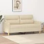Zweisitziges cremefarbenes Stoffsofa, 140 cm. von , Sofas - Ref: Foro24-359237, Preis: 207,13 €, Rabatt: %