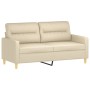Zweisitziges cremefarbenes Stoffsofa, 140 cm. von , Sofas - Ref: Foro24-359237, Preis: 210,29 €, Rabatt: %