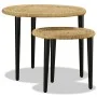2-piece natural jute coffee table set by vidaXL, Coffee table - Ref: Foro24-244218, Price: 92,59 €, Discount: %
