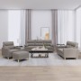 Sofagarnitur mit 4-teiligen Kissen, Stoff in Grau-Taupe. von , Sofas - Ref: Foro24-3201567, Preis: 666,54 €, Rabatt: %