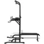 Power Tower strength training machine with abdominal bench by vidaXL, Weight lifting machines - Ref: Foro24-91191, Price: 197...
