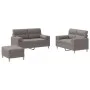 Juego de sofás con cojines 3 piezas tela gris taupe by , Sofas - Ref: Foro24-3201599, Price: 522,64 €, Discount: %