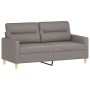 Juego de sofás con cojines 3 piezas tela gris taupe by , Sofas - Ref: Foro24-3201599, Price: 494,83 €, Discount: %