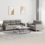 Juego de sofás con cojines 2 piezas tela gris taupe by , Sofas - Ref: Foro24-3201623, Price: 512,23 €, Discount: %
