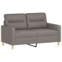 Juego de sofás con cojines 2 piezas tela gris taupe by , Sofas - Ref: Foro24-3201623, Price: 493,89 €, Discount: %